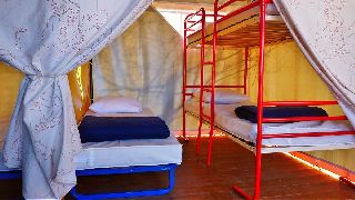Camping La Romiguiere : Bengali Chambre 3 lits