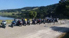 Camping La Romiguiere : Club motos