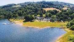 Camping La Romiguiere : Le camping vu de drone 2